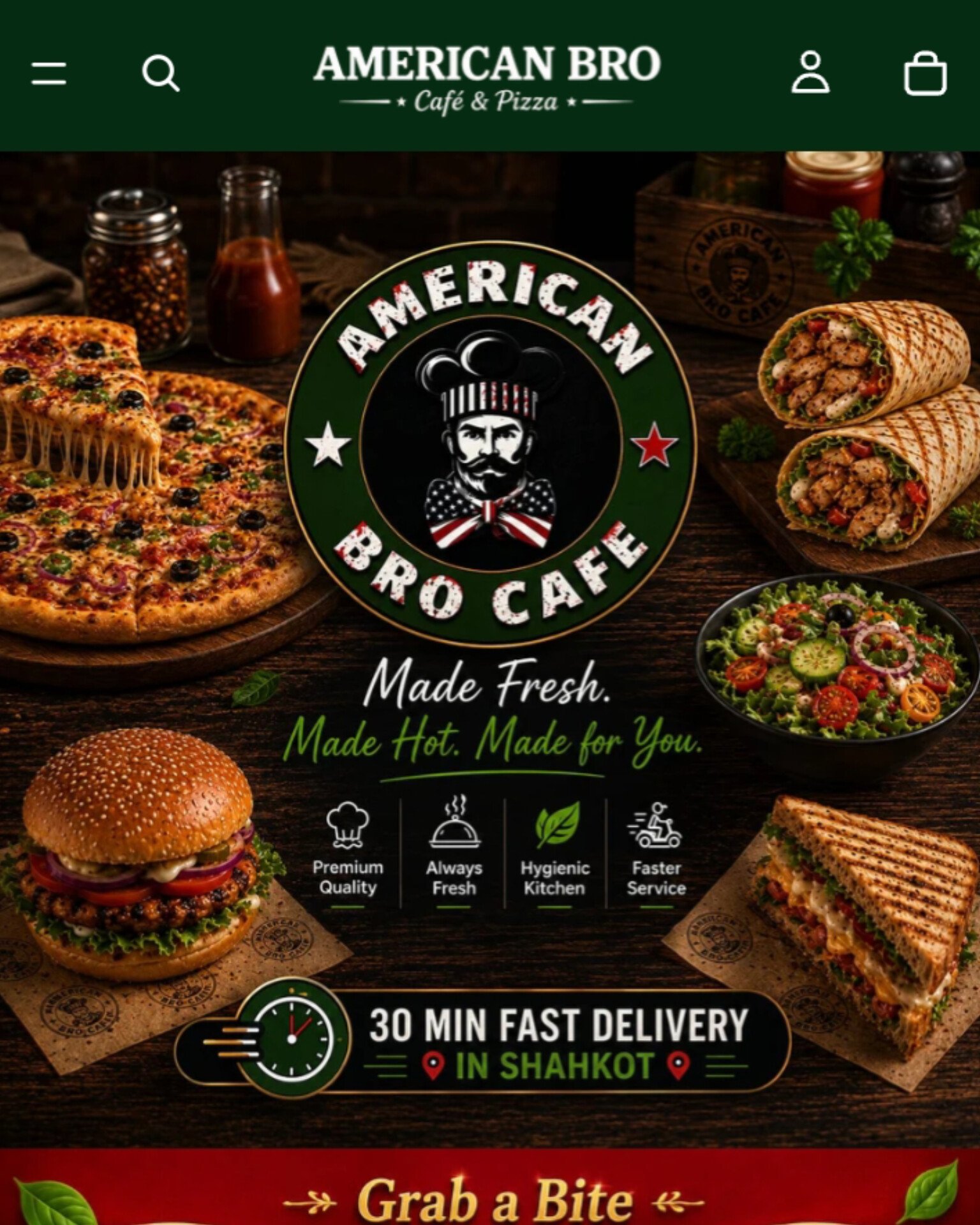 American Bro website preview